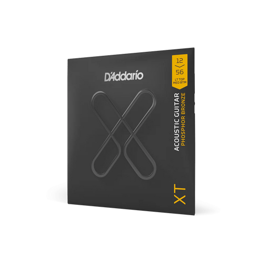 D'Addario XTAPB1256 XT Phosphor Bronze Acoustic Guitar Strings, Light Top/Medium...