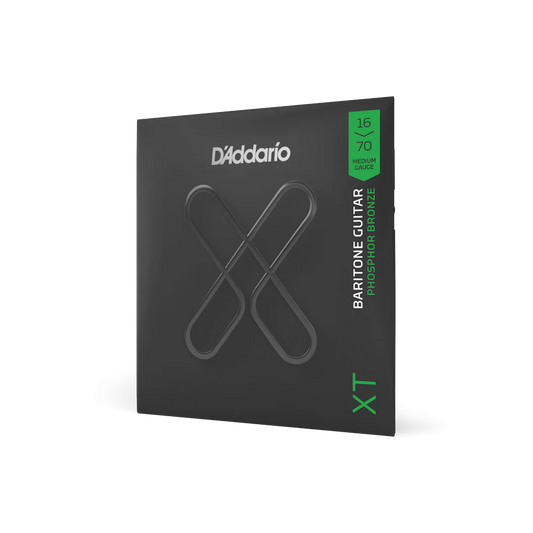 D'Addario XTAPB1670 XT Acoustic Phosphor Bronze, Medium, Baritone, 16-70