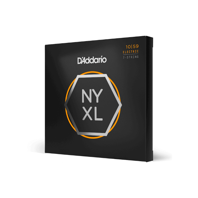 D'Addario NYXL1059 Nickel Wound 7-String Electric Guitar Strings, Regular Light,...