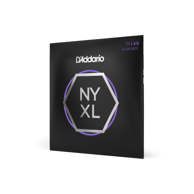D'Addario NYXL1149 Nickel Wound Electric Guitar Strings, Medium, 11-49