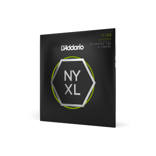 D'Addario NYXL1156 Nickel Wound Electric Guitar Strings, Medium Top / Extra-Heav...