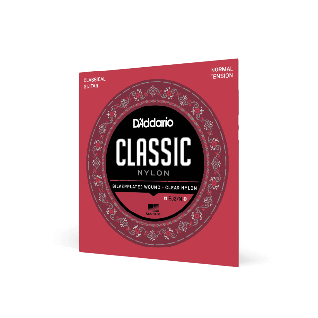 D'Addario EJ27N Student Nylon Classical Guitar Strings, Normal Tension