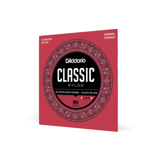 D'Addario EJ27N Student Nylon Classical Guitar Strings, Normal Tension
