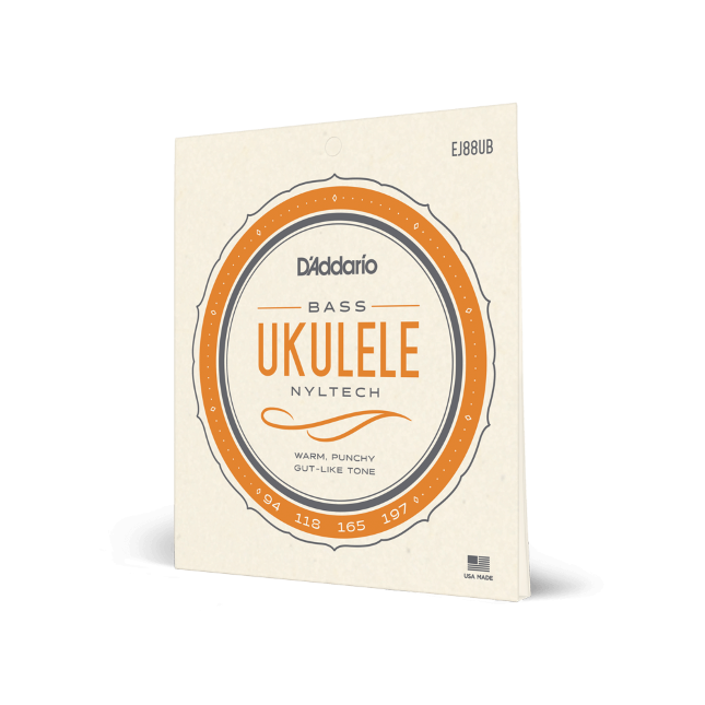 D'Addario EJ88UB Nyltech Ukulele Strings, Bass