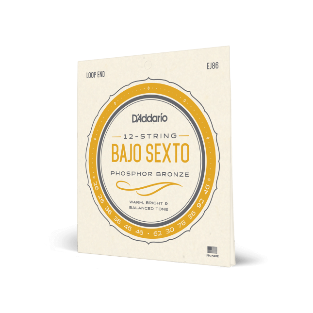D'Addario EJ86 Bajo Sexto Strings