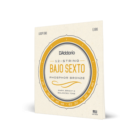 D'Addario EJ86 Bajo Sexto Strings