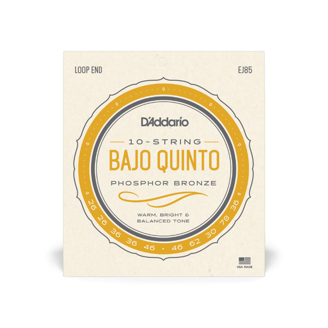D'Addario EJ85 Bajo Quinto Strings