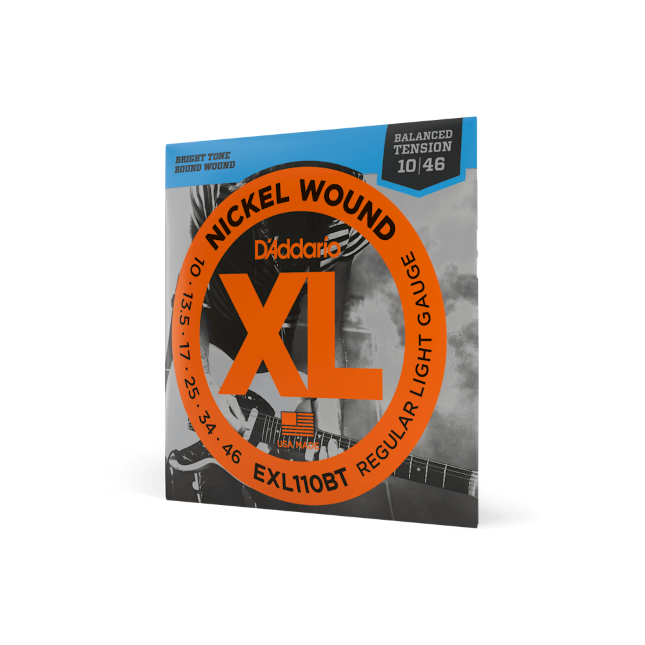 EXL110BT  10-46 Regular Light Balanced Tension, XL Nickel Electric Guitar Strings