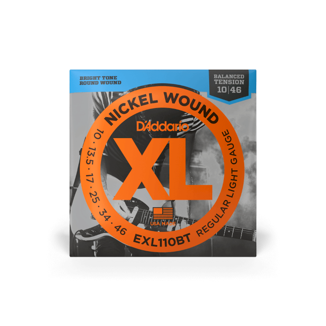 EXL110BT  10-46 Regular Light Balanced Tension, XL Nickel Electric Guitar Strings