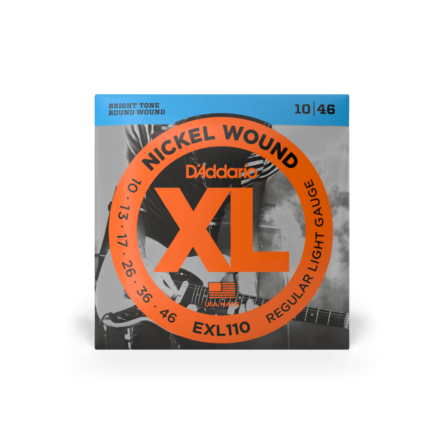 EXL110-3D  10-46 Regular Light, XL Nickel Electric Guitar Strings 3-Pack