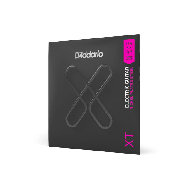 D'Addario XTE0942 XT Electric Nickel Plated Steel Electric Guitar Strings, Super...