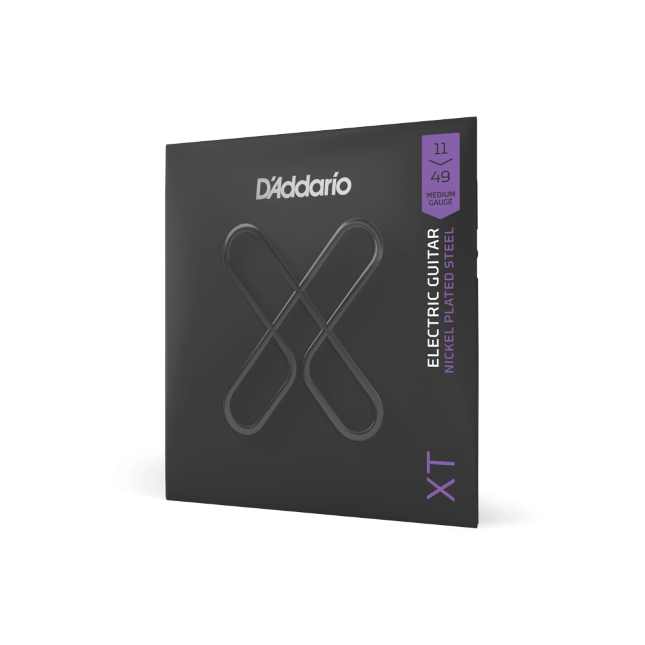 D'Addario XTE1149 Electric Nickel Plated Steel Electric Guitar Strings, Medium...