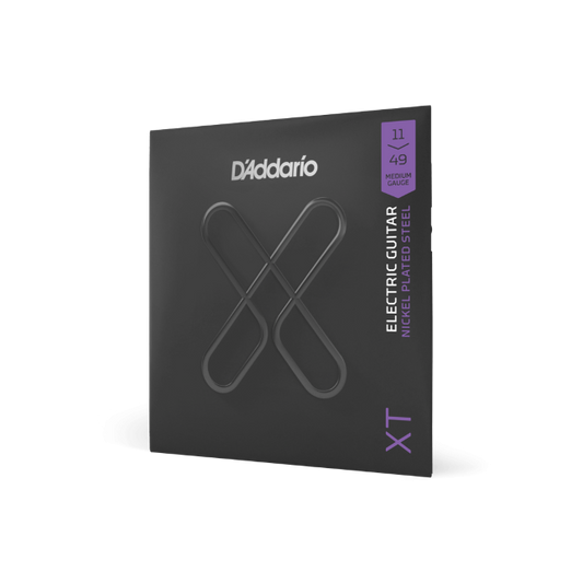 D'Addario XTE1149 Electric Nickel Plated Steel Electric Guitar Strings, Medium...