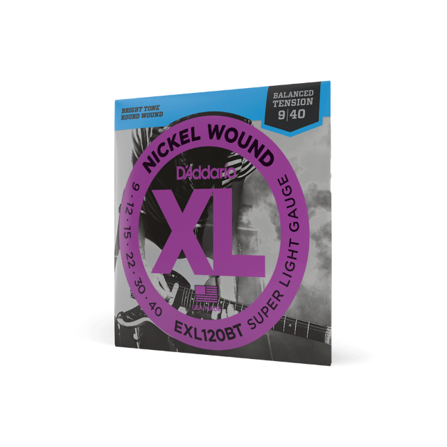 D'Addario EXL120BT Nickel Wound Electric Guitar Strings, Balanced Tension Super ...