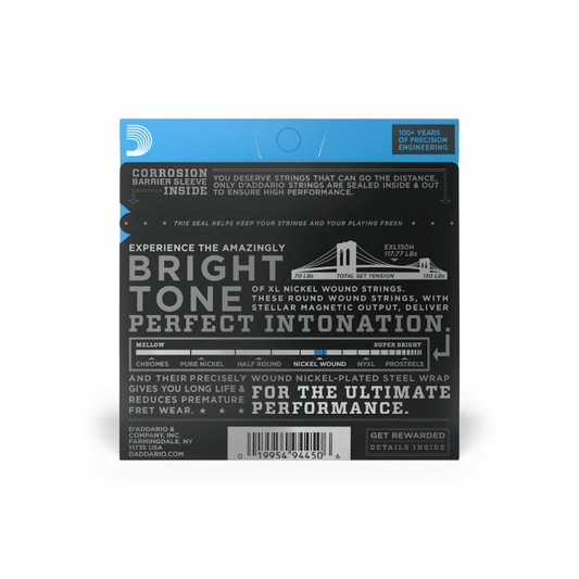 D'Addario EXL150H Nickel Wound Electric Guitar Strings, High-Strung/Nashville Tu...