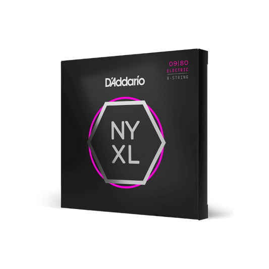 D'Addario NYXL0980 Nickel Wound 8-String Electric Guitar Strings, Super Light, 0...