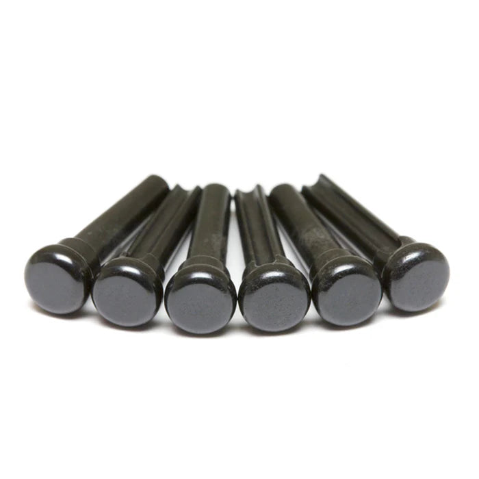 TUSQ Bridge Pins Black With No Dot