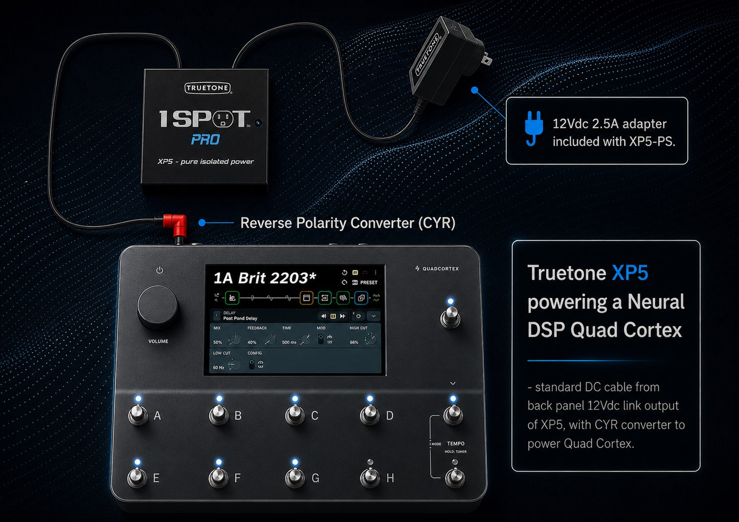 TrueTone XP5-PS Isolated Power Supply